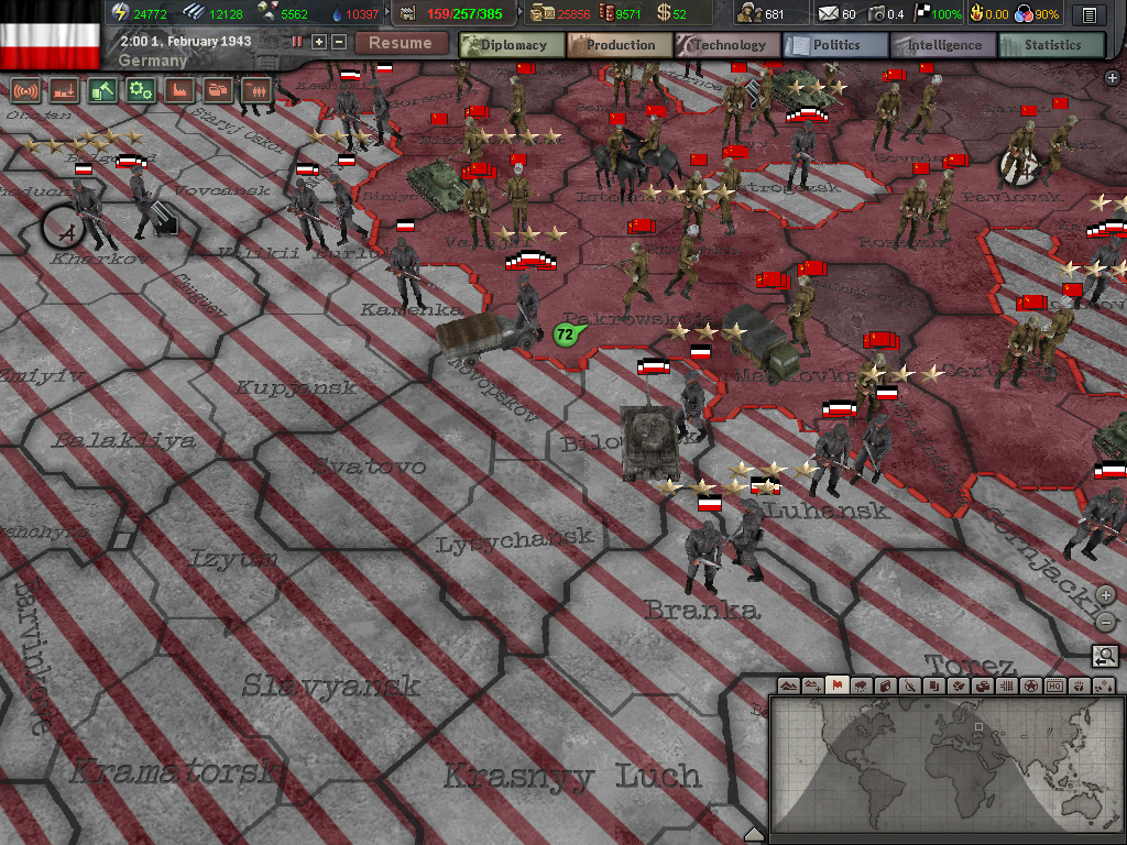 Hearts of Iron III — screenshot 5