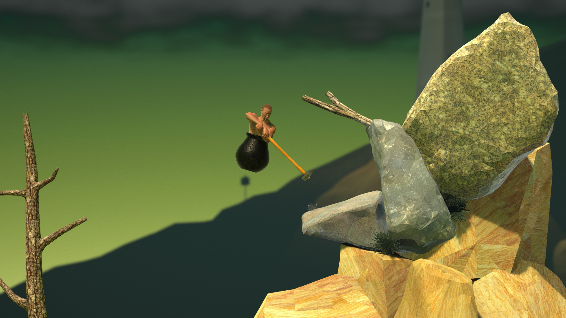 Getting Over It with Bennett Foddy — screenshot 2