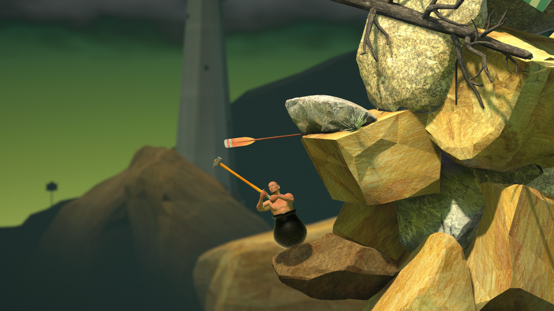 Getting Over It with Bennett Foddy — screenshot 3