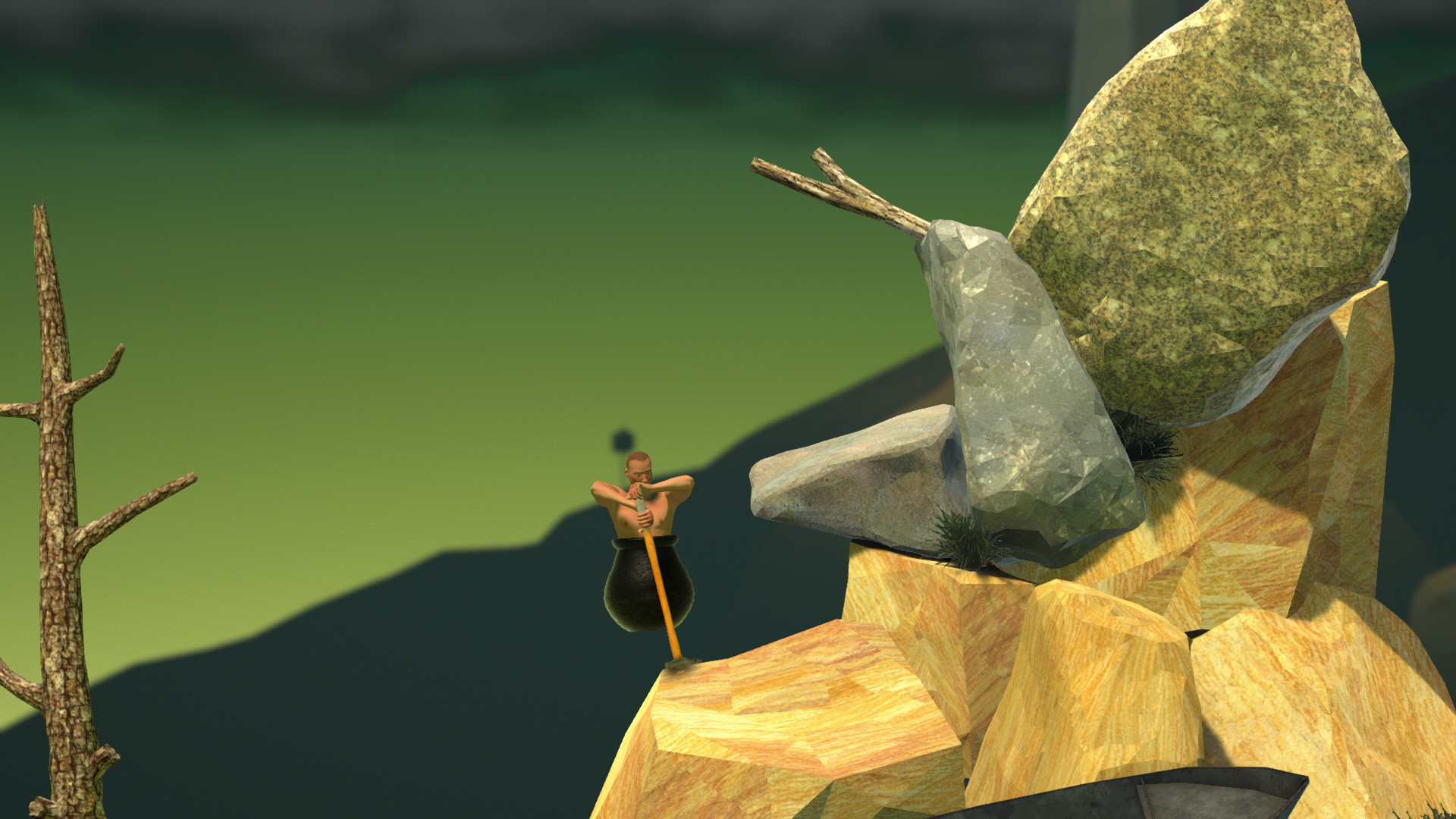 Getting Over It with Bennett Foddy — screenshot 4