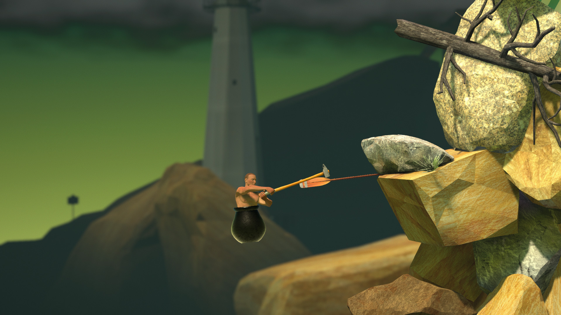 Getting Over It with Bennett Foddy — screenshot 5