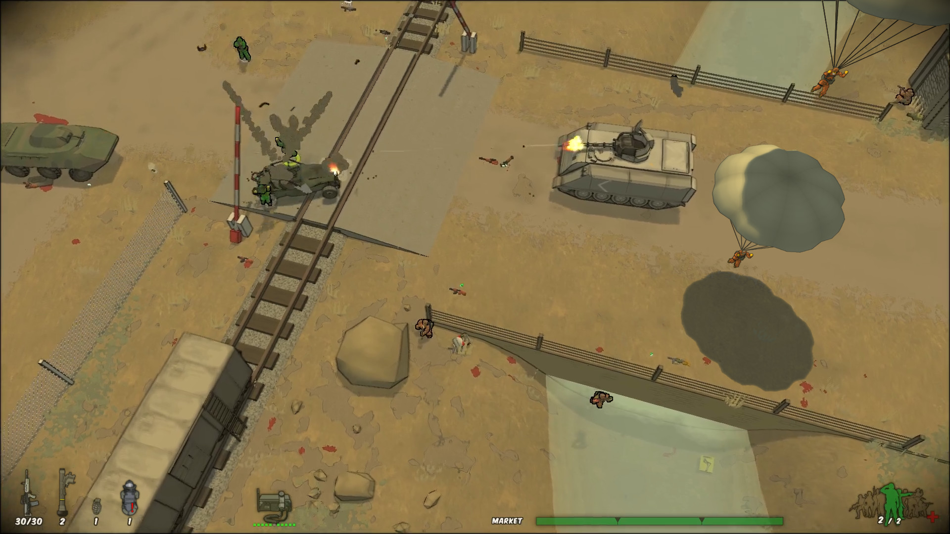RUNNING WITH RIFLES — screenshot 2