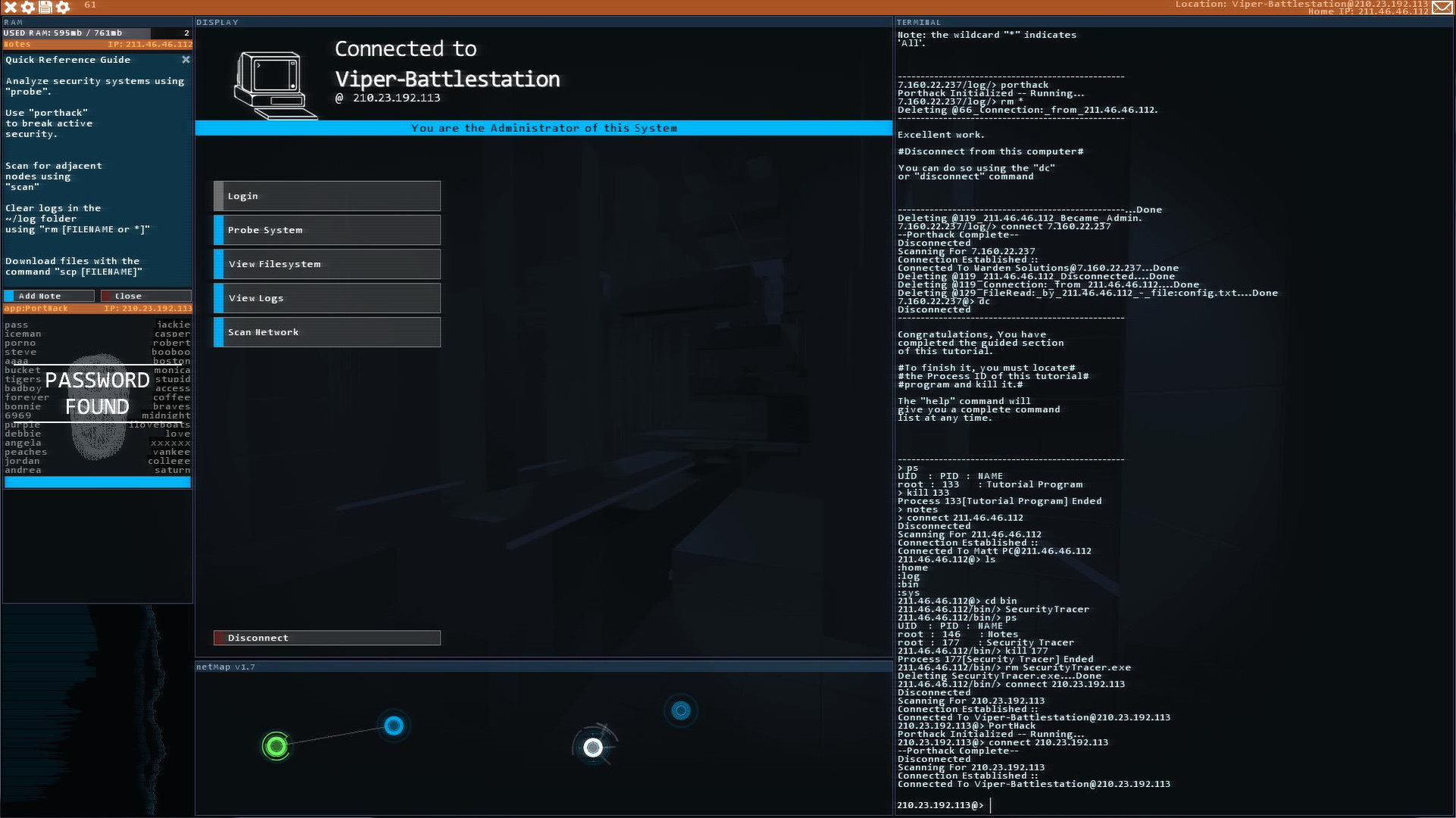 Hacknet — screenshot 1