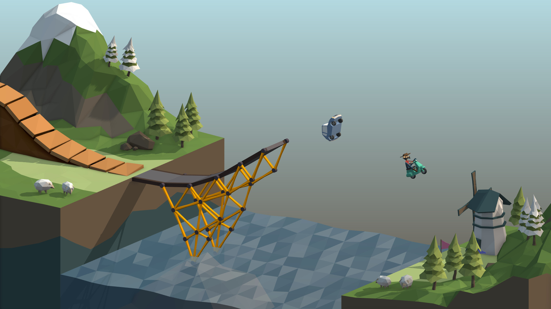 Poly Bridge — screenshot 1