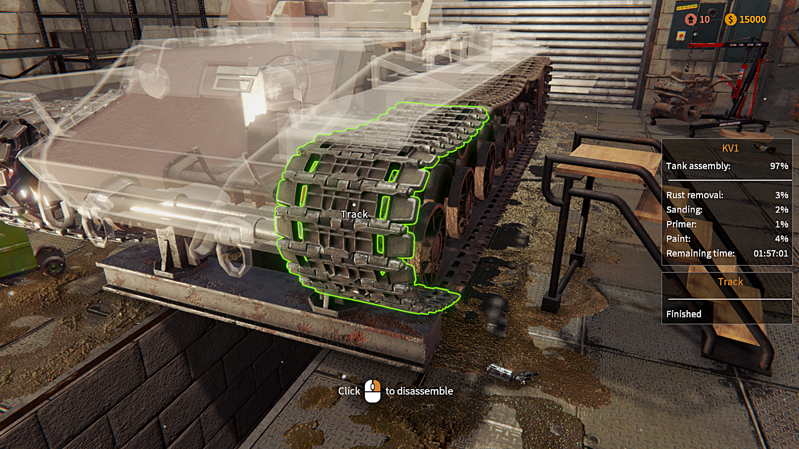 Tank Mechanic Simulator — screenshot 1