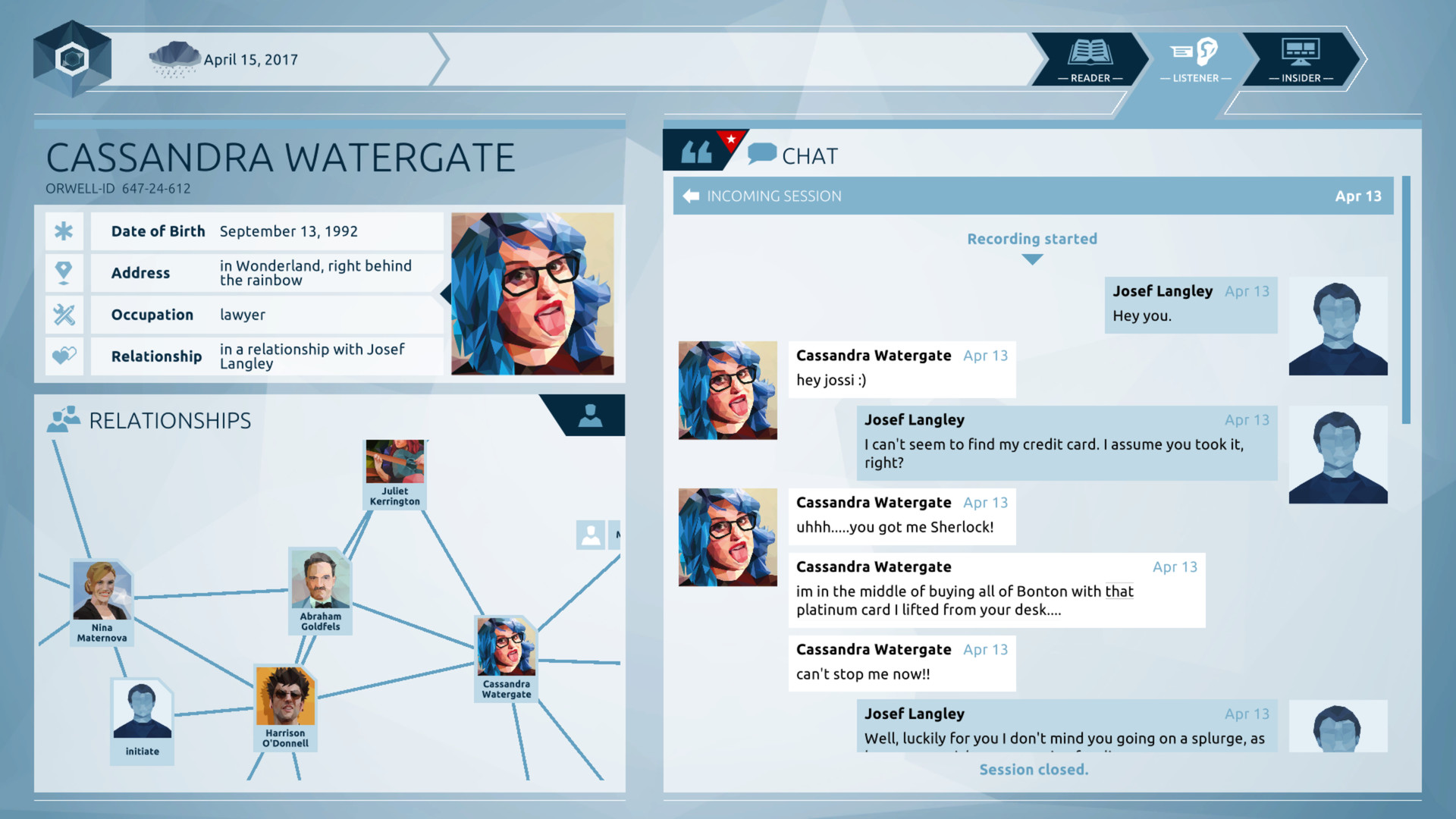 Orwell: Keeping an Eye On You — screenshot 2