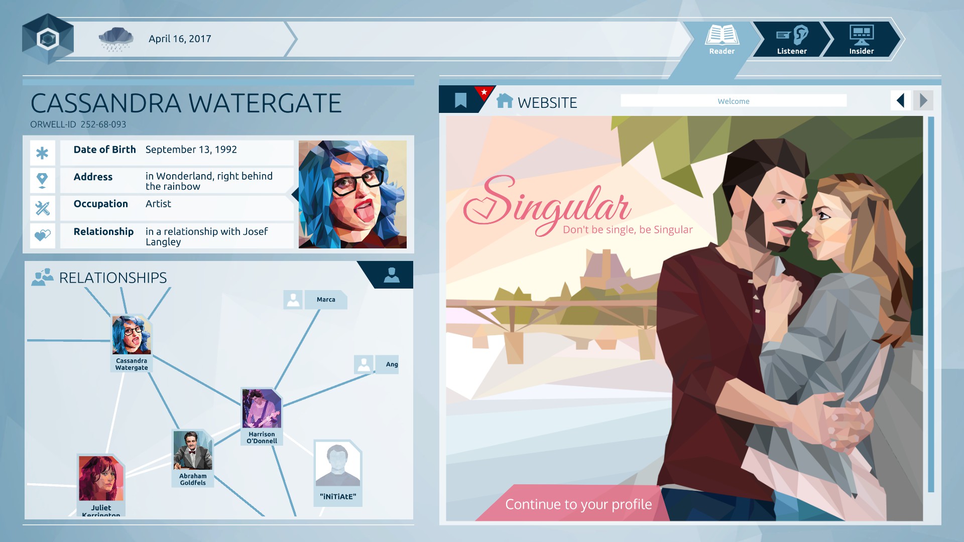 Orwell: Keeping an Eye On You — screenshot 3