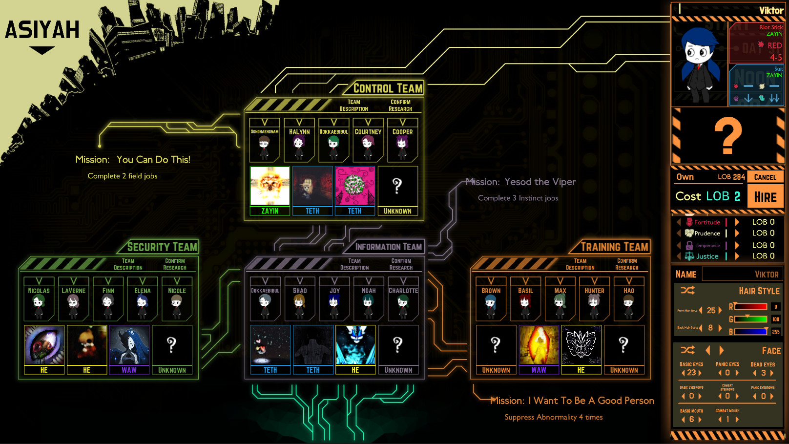 Lobotomy Corporation | Monster Management Simulation — screenshot 1