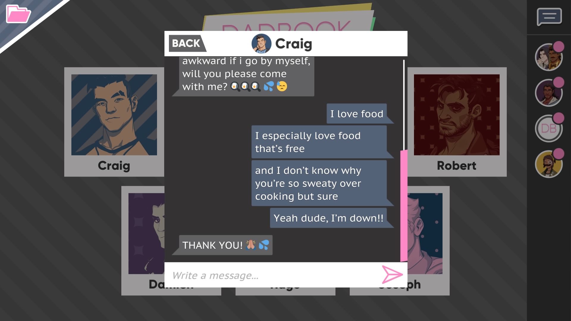 Dream Daddy: A Dad Dating Simulator — screenshot 3