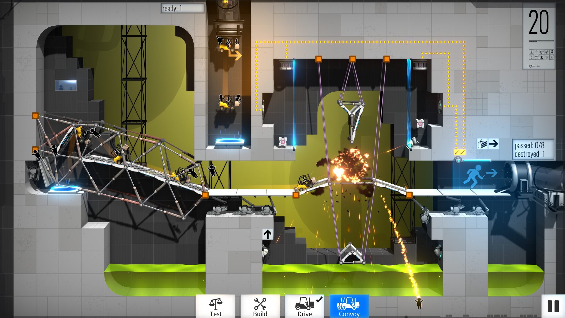 Bridge Constructor Portal — screenshot 6