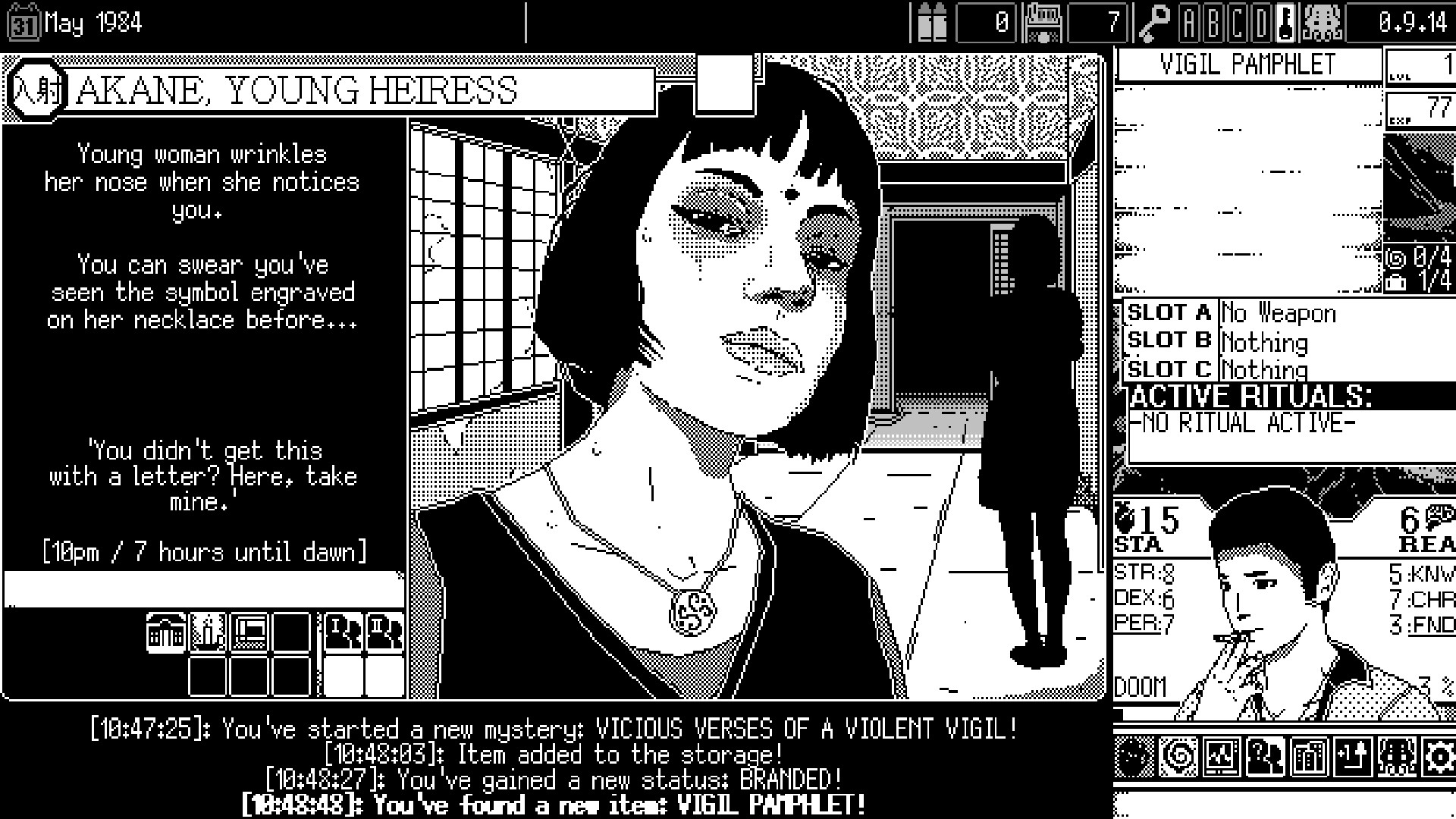 WORLD OF HORROR — screenshot 3