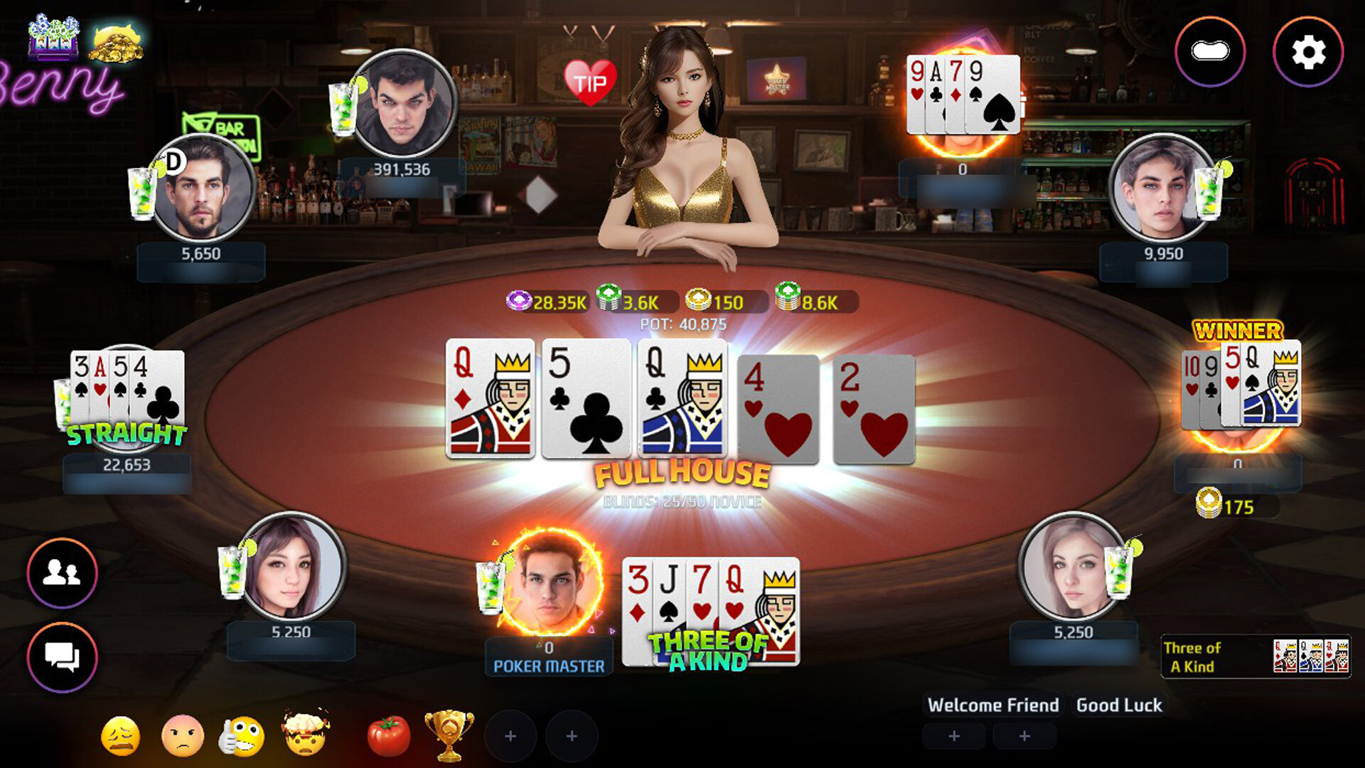 Poker Master - Texas Hold'em, Roulette, Blackjack, Baccarat, Omaha, Slots, Teen Patti, Mahjong, Landlord, Showhand — screenshot 1