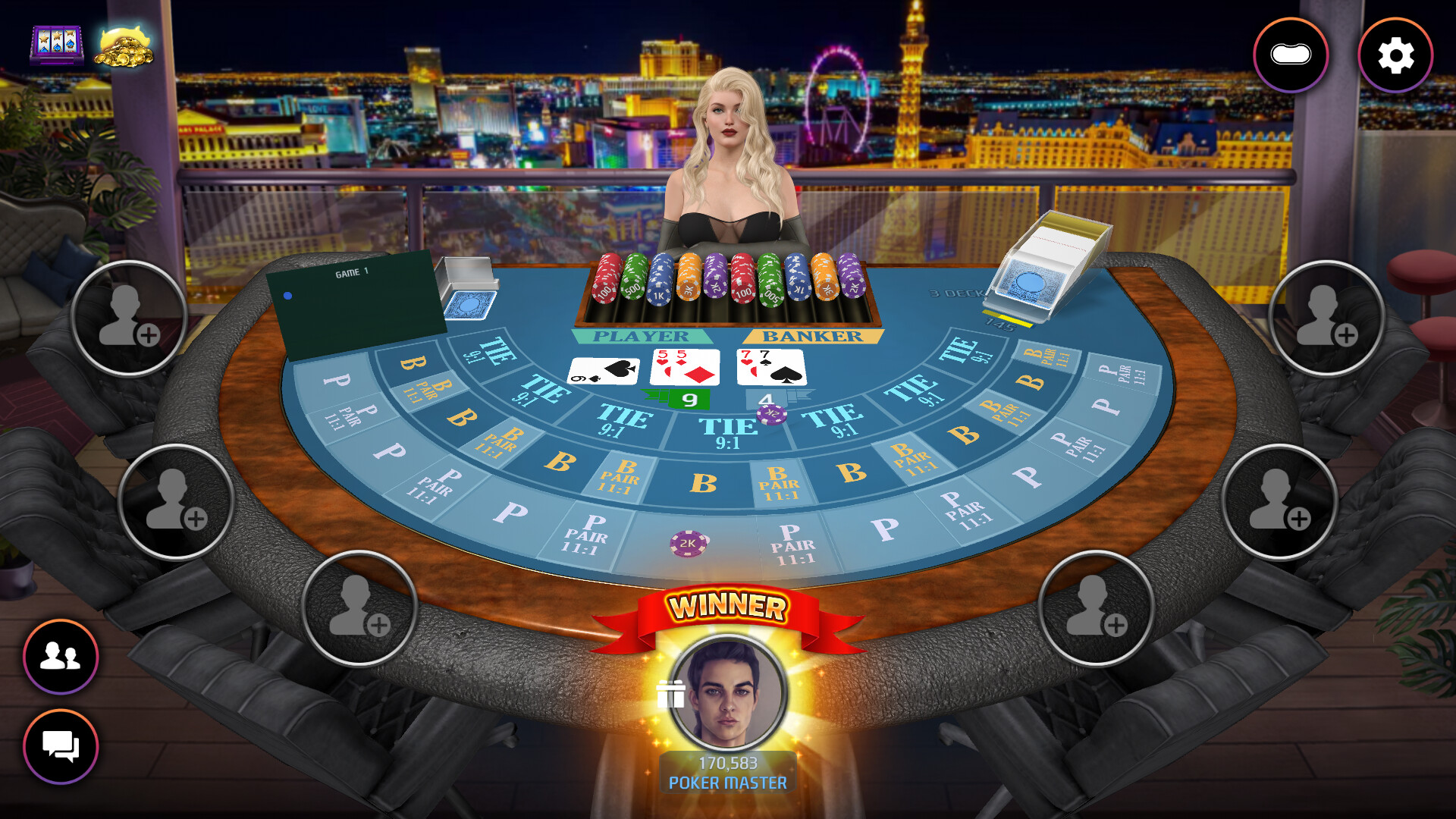 Poker Master - Texas Hold'em, Roulette, Blackjack, Baccarat, Omaha, Slots, Teen Patti, Mahjong, Landlord, Showhand — screenshot 2