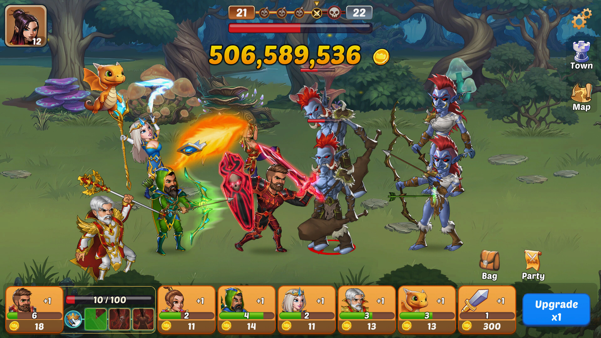 Firestone – Idle Clicker Online RPG — screenshot 1