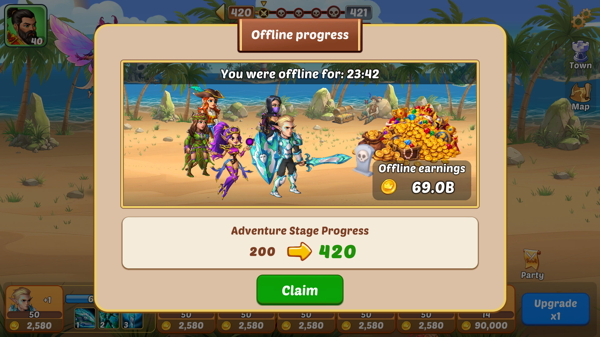 Firestone – Idle Clicker Online RPG — screenshot 2