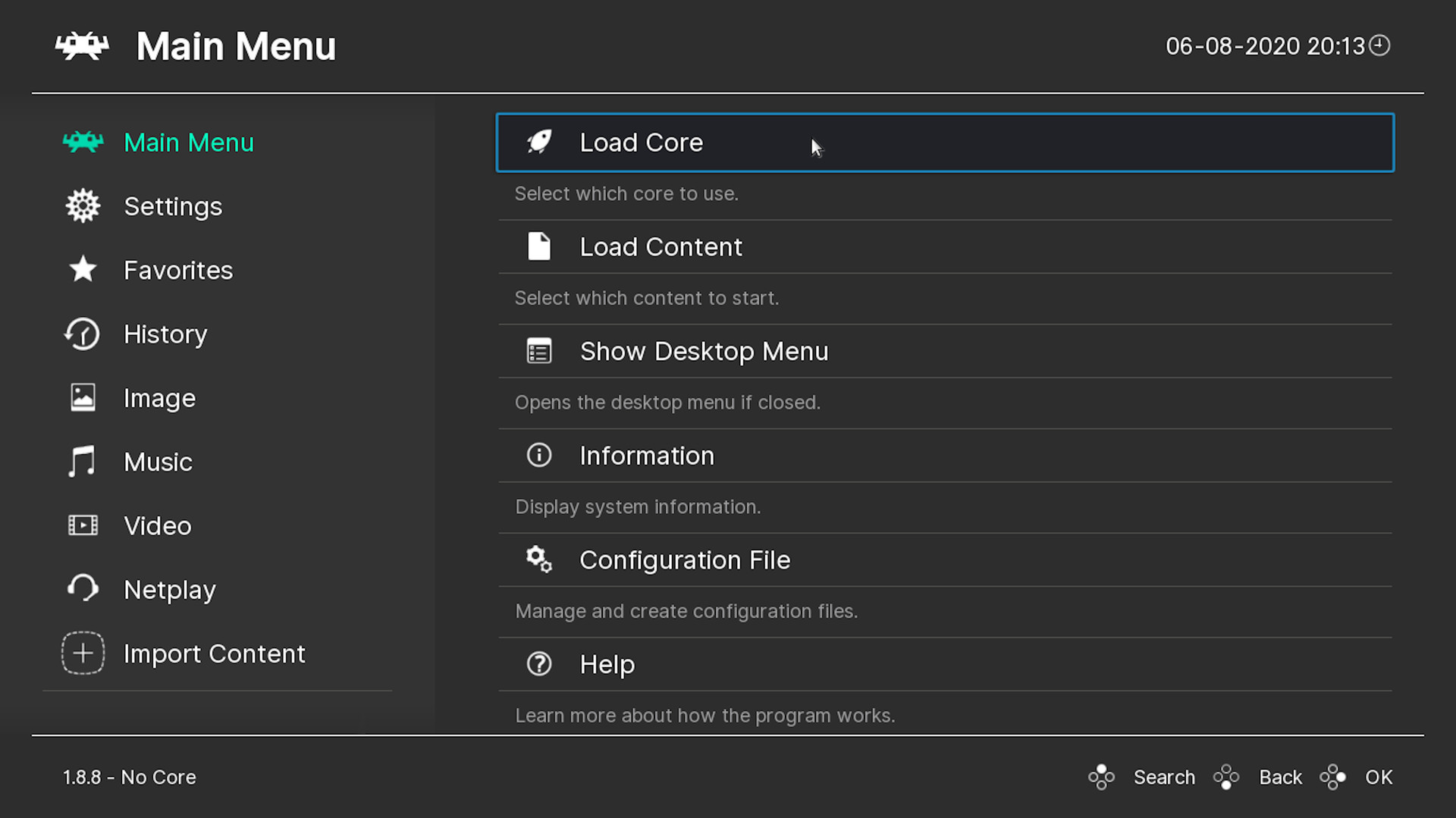 RetroArch — screenshot 1