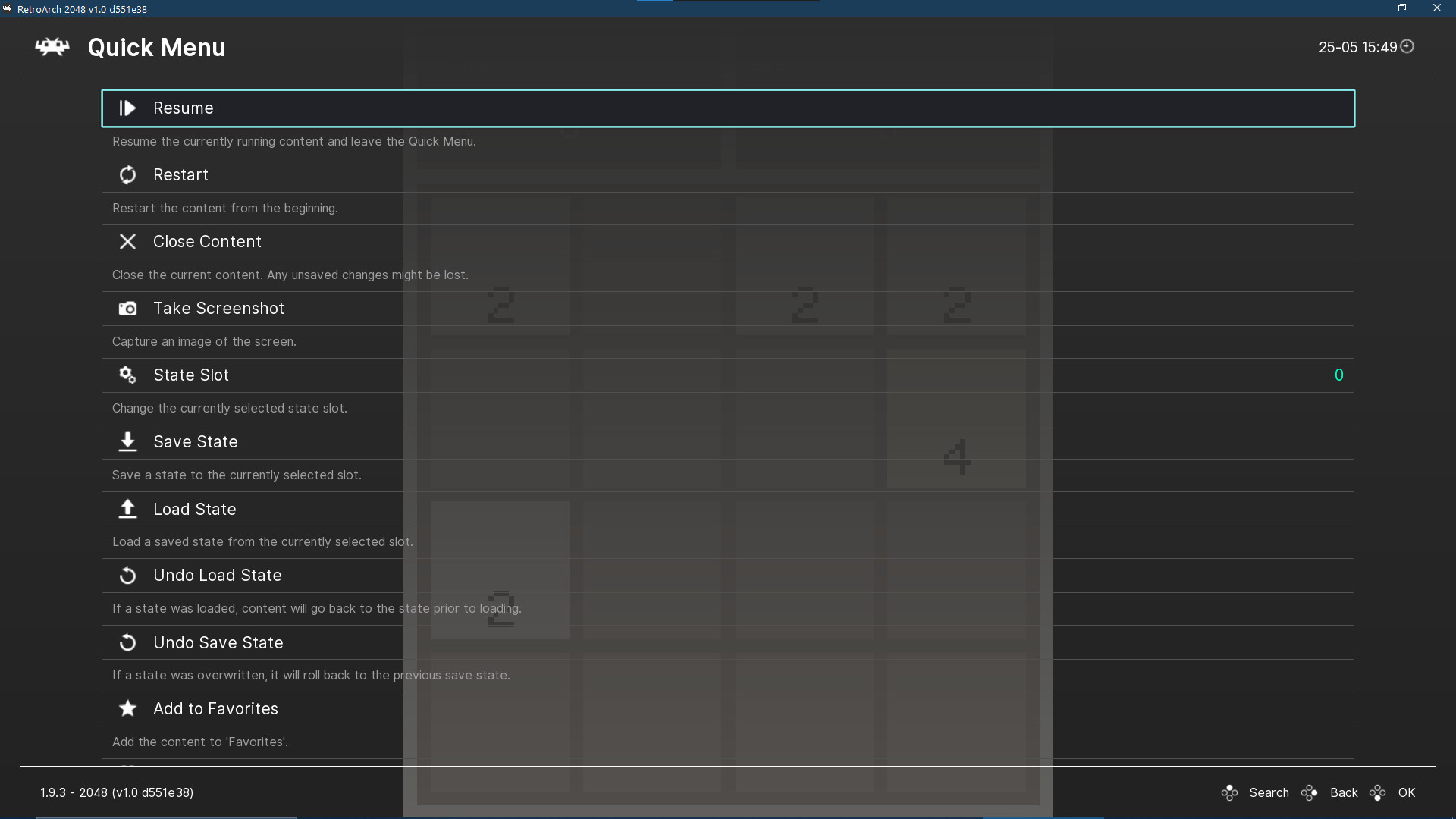 RetroArch — screenshot 2