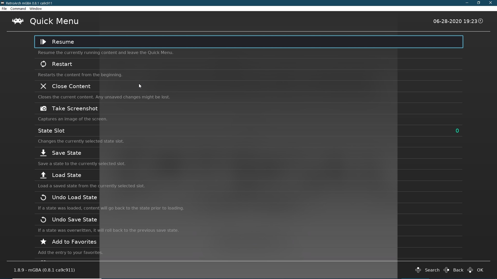 RetroArch — screenshot 4