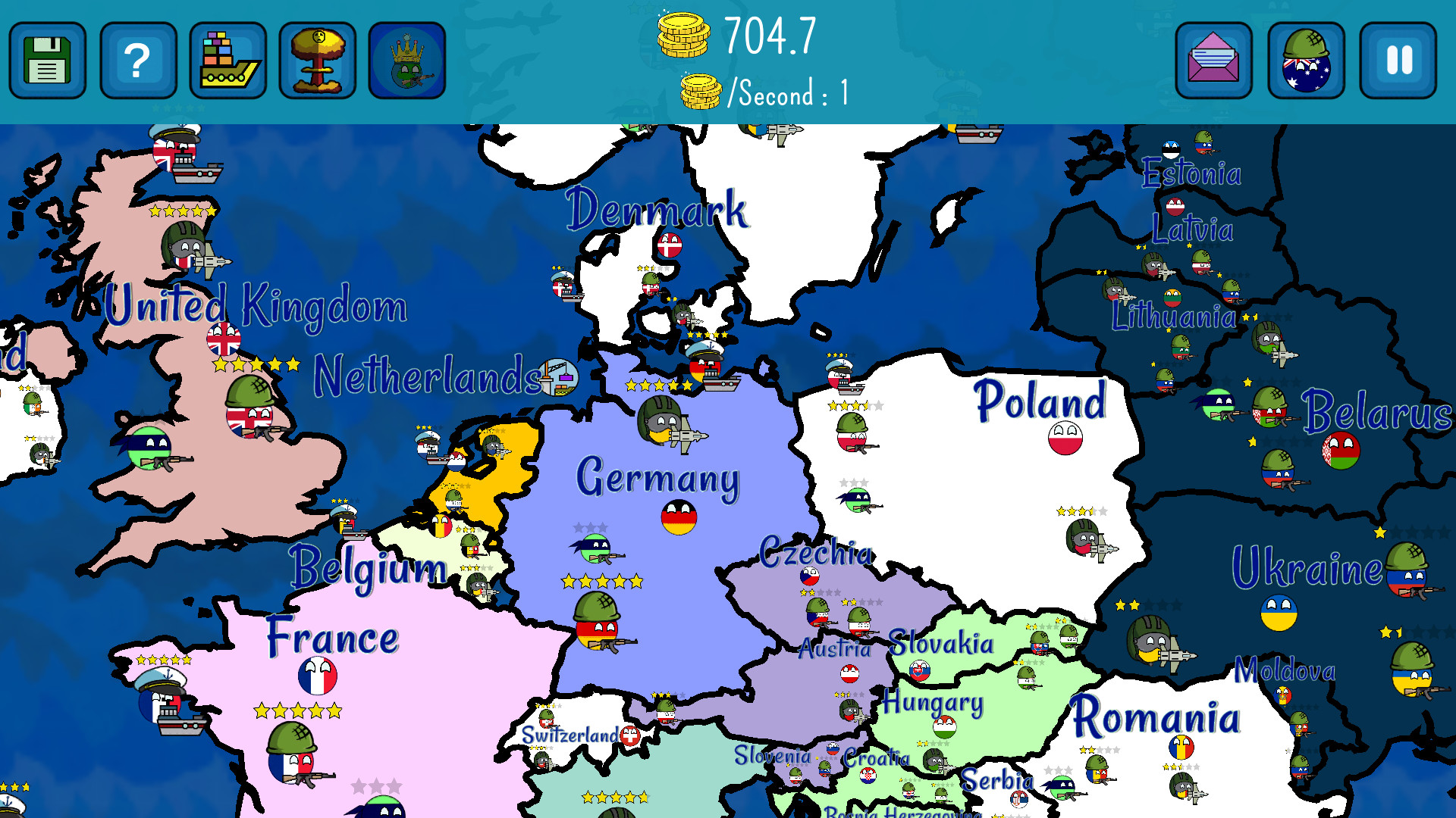 Dictators:No Peace Countryballs — screenshot 2