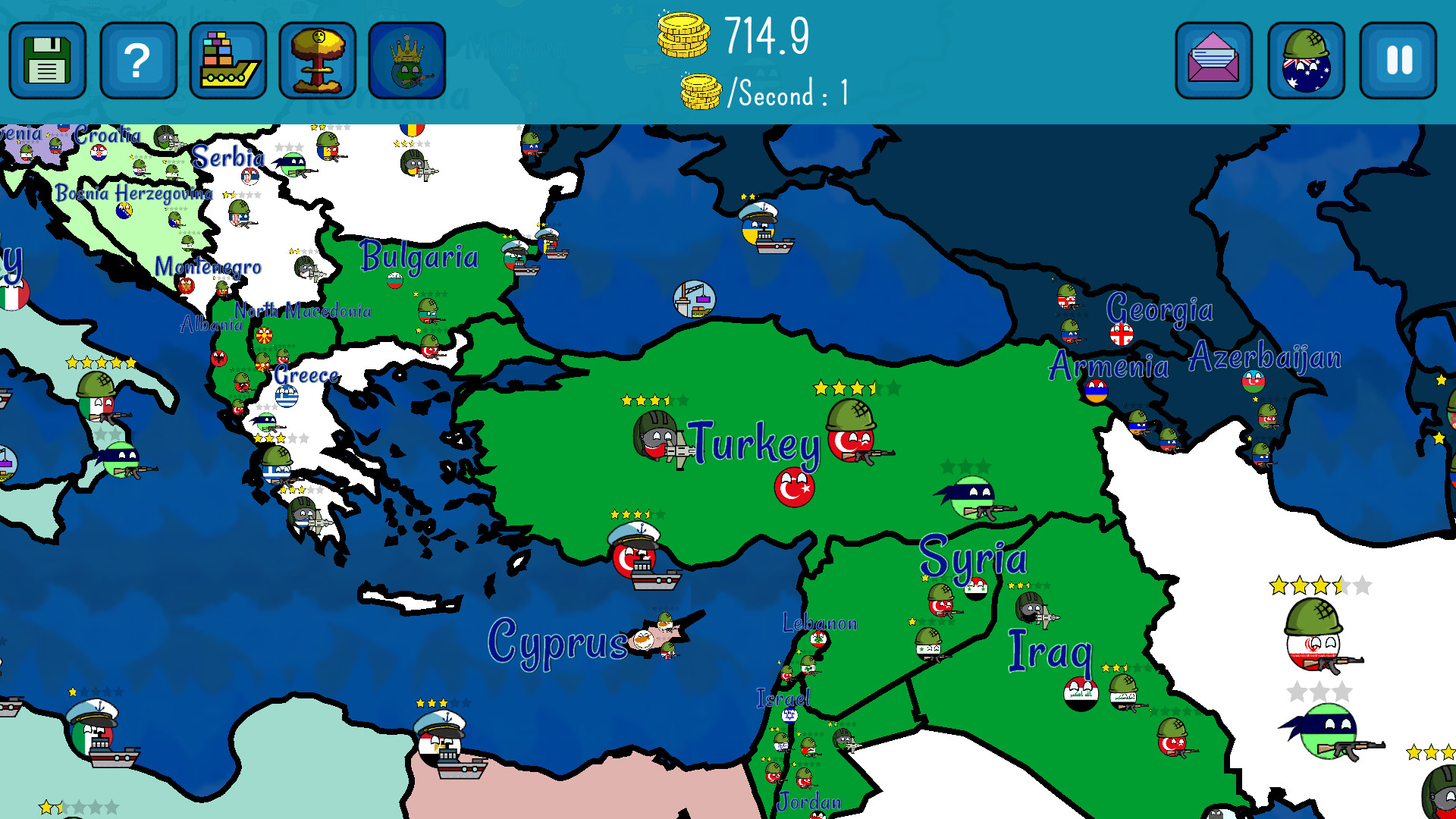 Dictators:No Peace Countryballs — screenshot 3