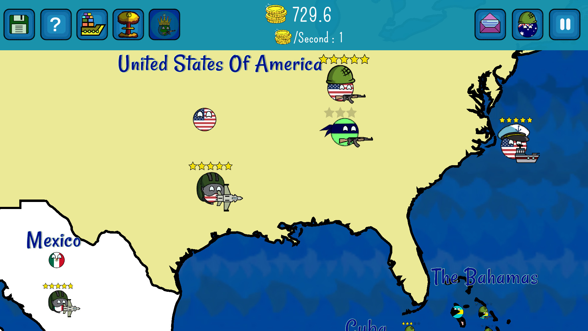 Dictators:No Peace Countryballs — screenshot 5
