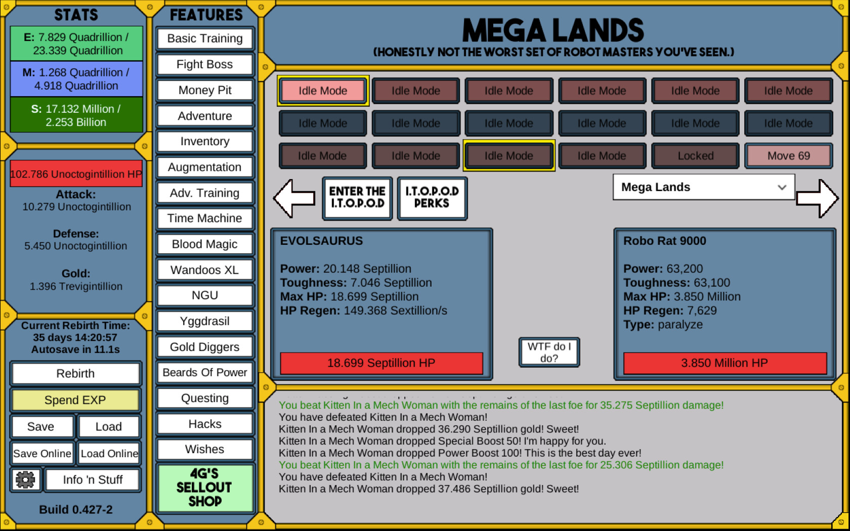 NGU IDLE — screenshot 3