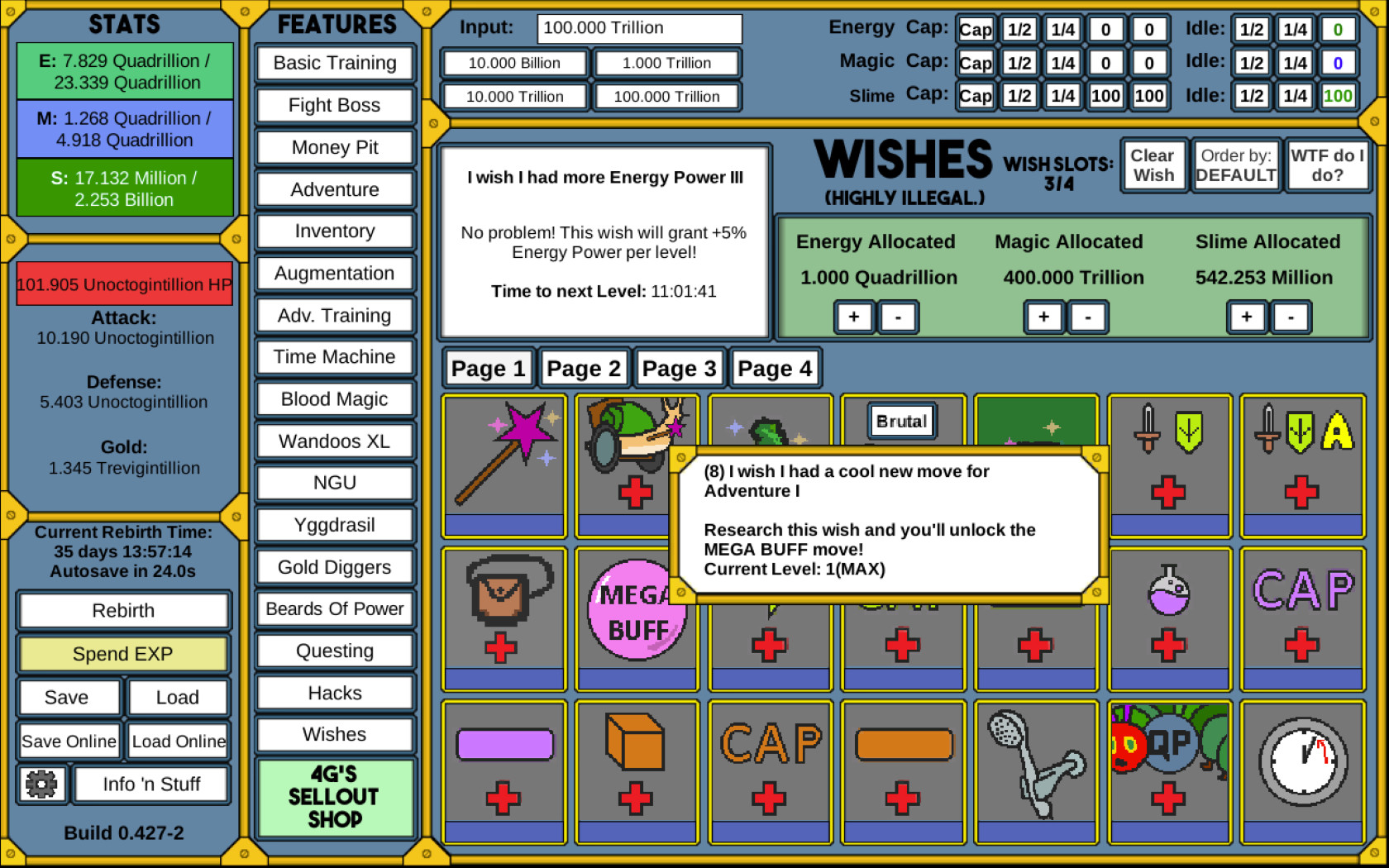 NGU IDLE — screenshot 4