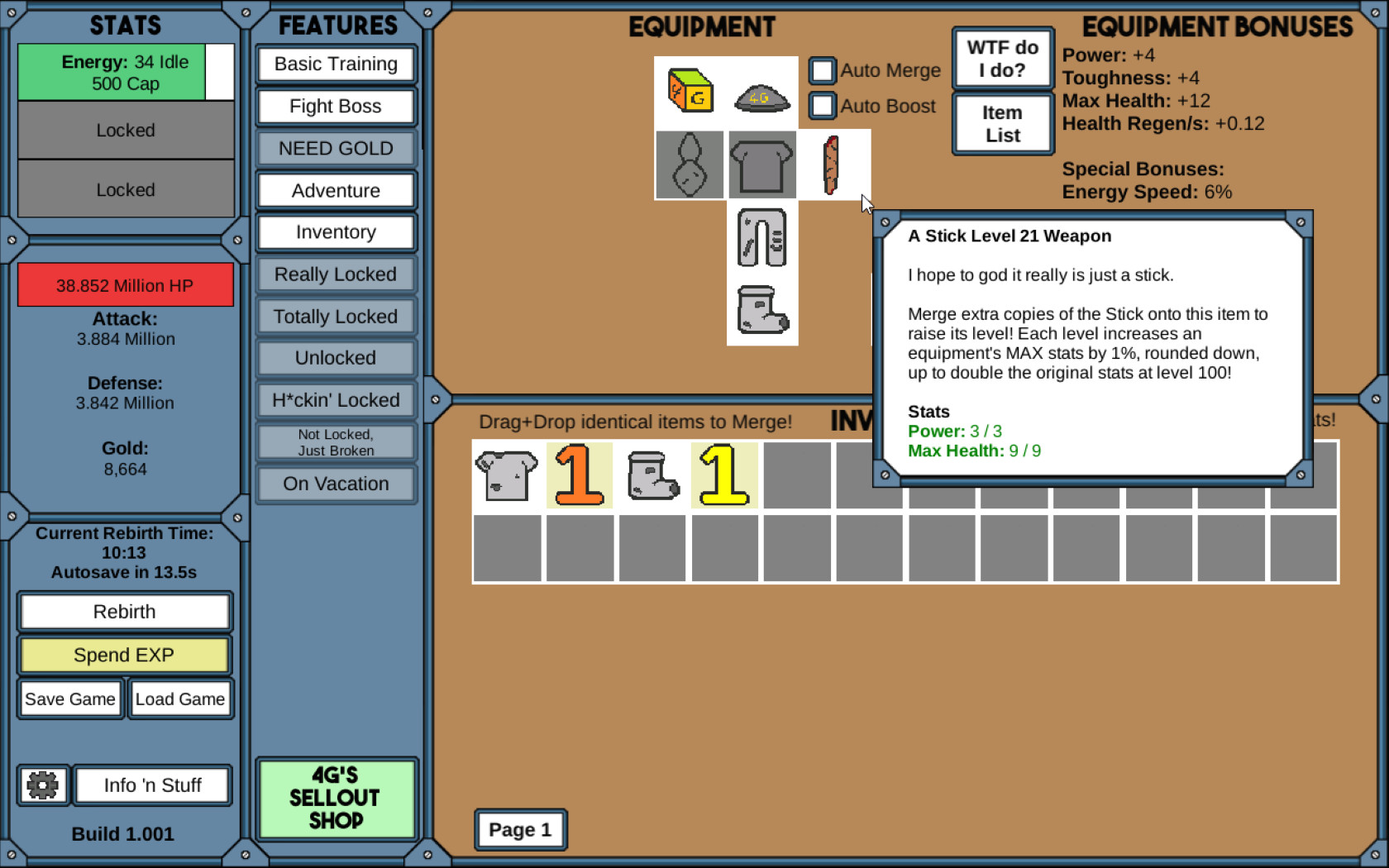 NGU IDLE — screenshot 6