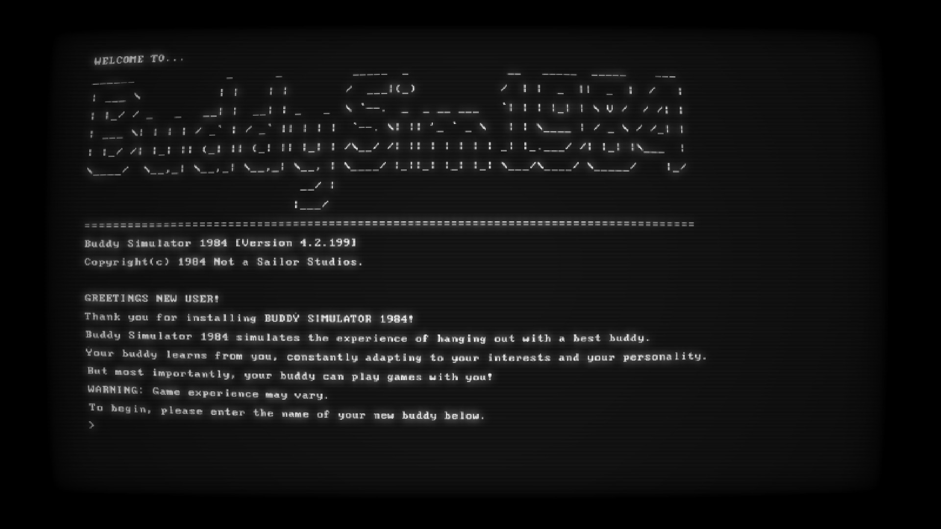 Buddy Simulator 1984 — screenshot 2
