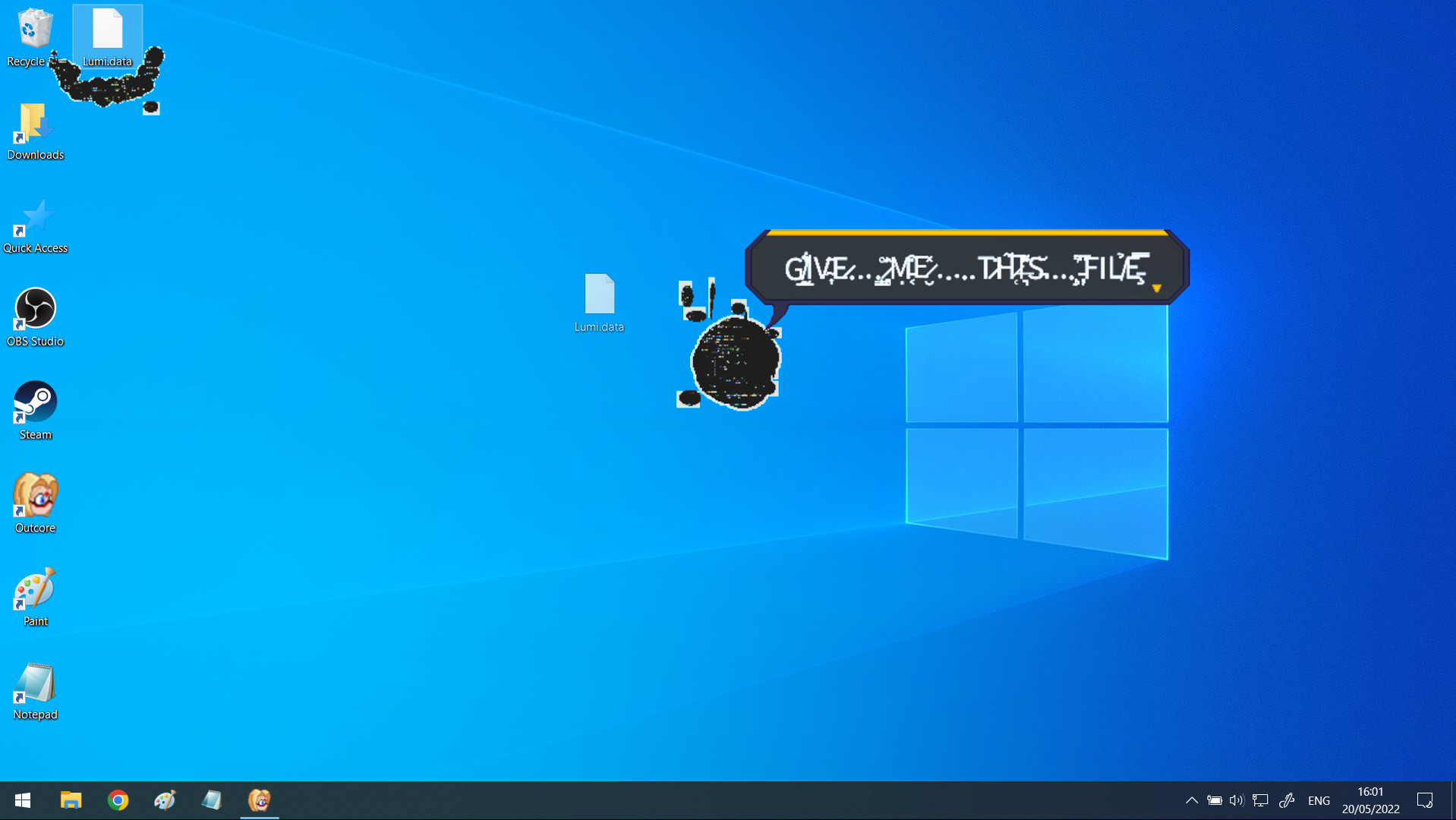 Outcore: Desktop Adventure — screenshot 1