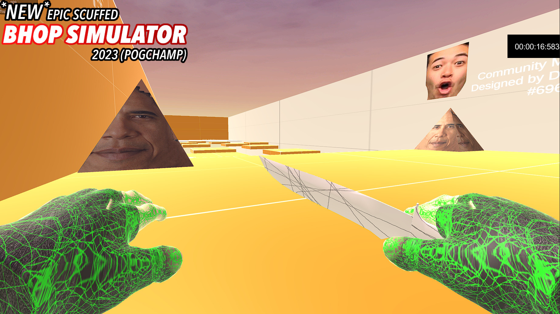 *NEW* SCUFFED EPIC BHOP SIMULATOR 2023 (POG CHAMP) — screenshot 4