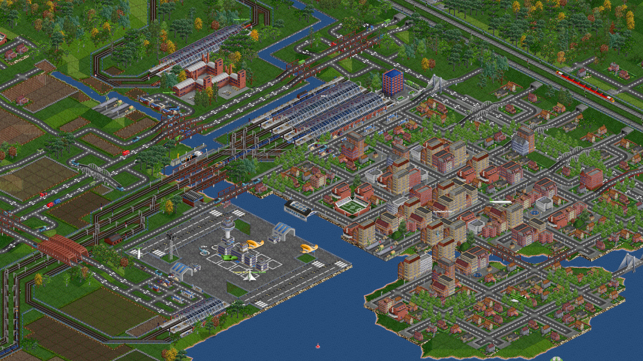 OpenTTD — screenshot 1