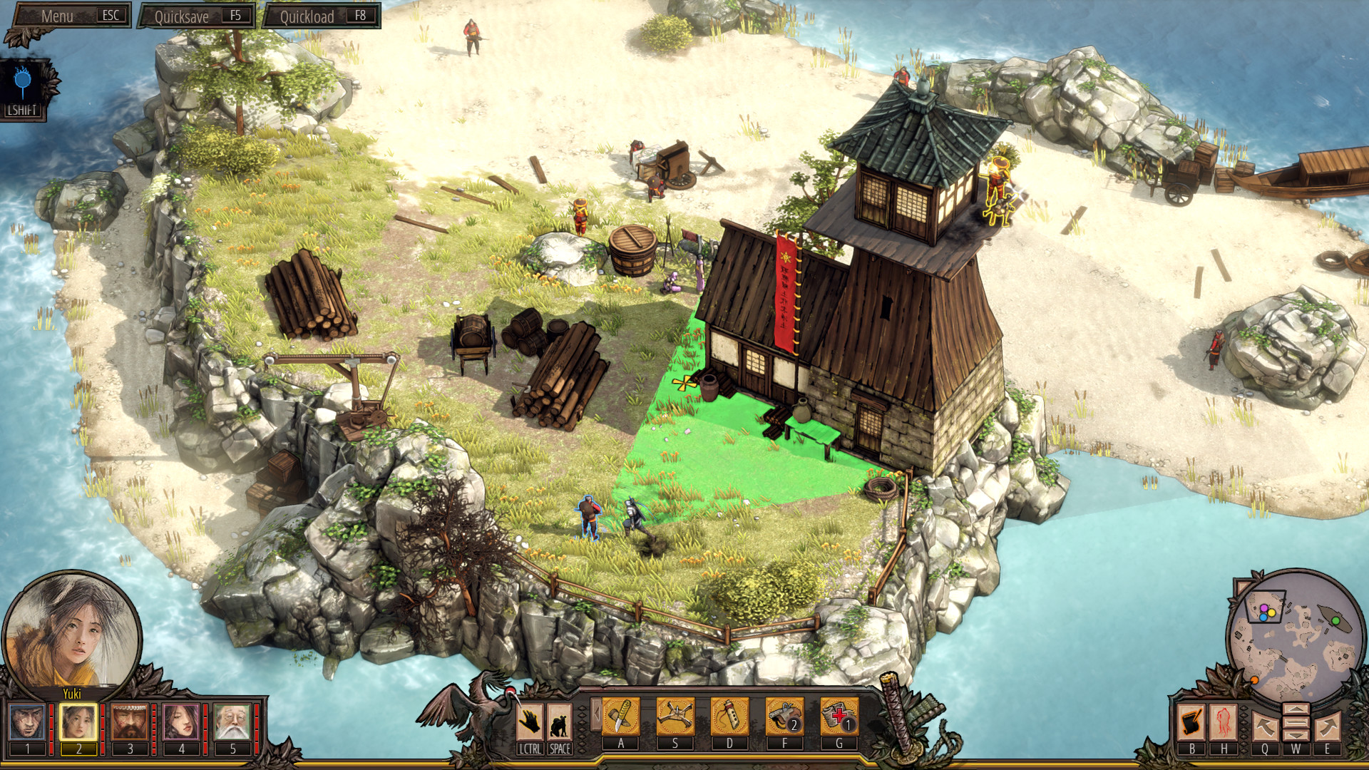 Shadow Tactics: Aiko's Choice — screenshot 2