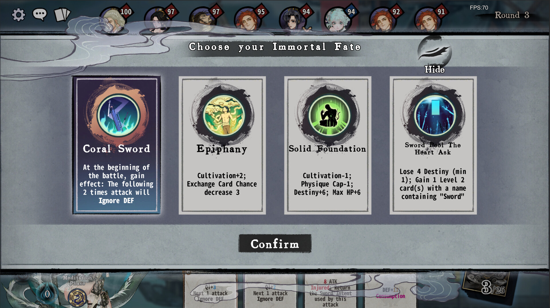 Yi Xian: The Cultivation Card Game — screenshot 3