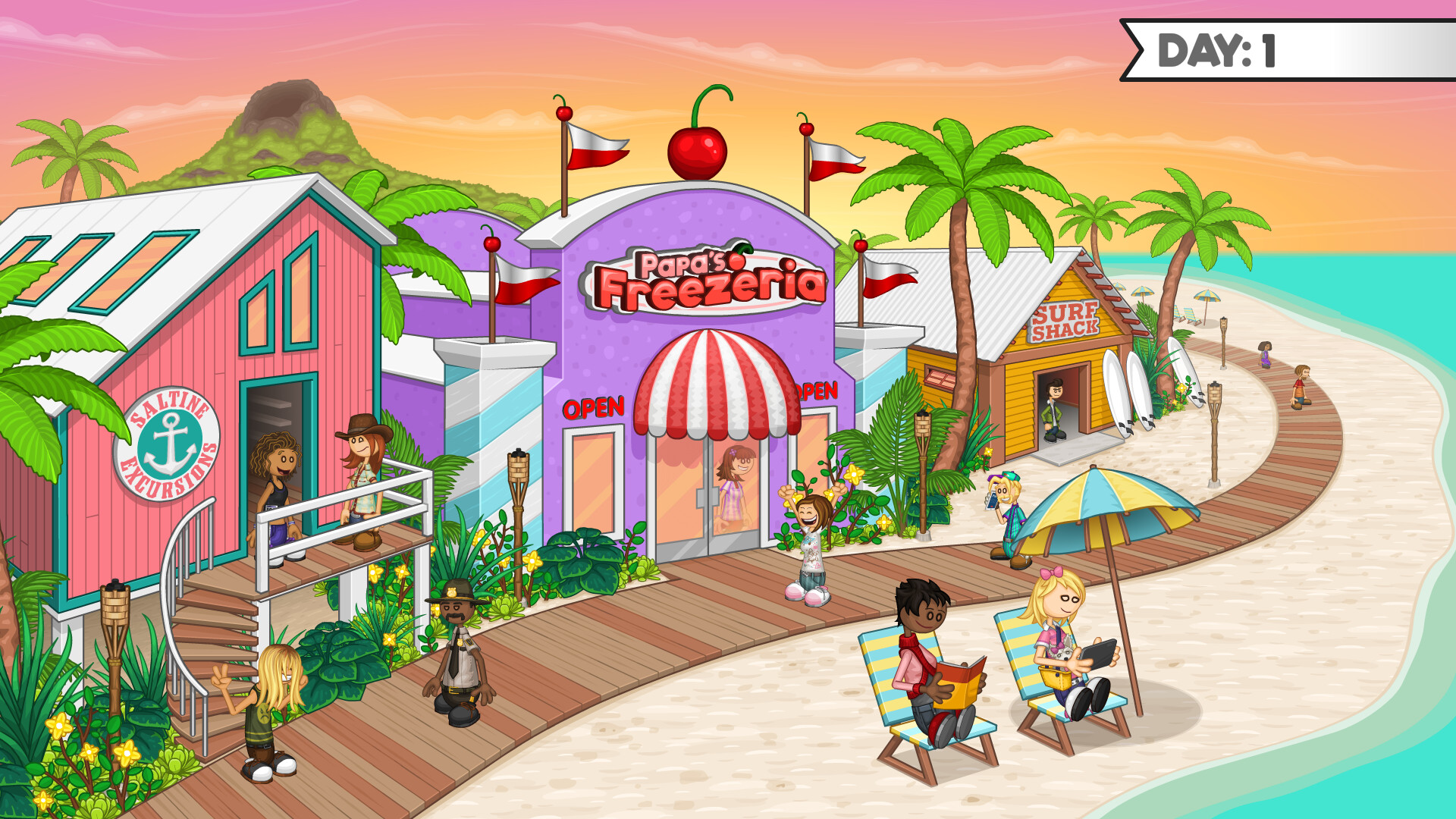 Papa's Freezeria Deluxe — screenshot 1